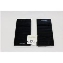 TWO BLACKBERRY SMART PHONES