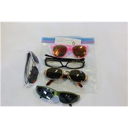 LOT OF KIDS GLASSES AND SUNGLASSES