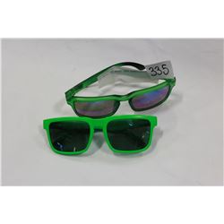 2 PAIR OF MENS SPY SUNGLASSES