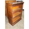 Image 2 : ANTIQUE OAK LAWYERS BOOKCASE