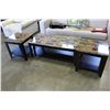 Image 1 : 3-PIECE STONE LOOK COFFEE TABLE SET