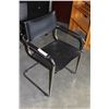 Image 1 : BLACK AND CHROME CHAIR