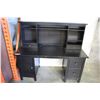 Image 1 : IKEA BLACK HENNES 2-PIECE EXECUTIVE DESK