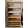 Image 1 : PINE OPEN STEPBACK BOOKCASE
