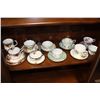 Image 1 : SHELF LOT OF CHINA CUPS AND SAUCERS