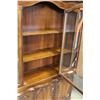 Image 3 : FRENCH PROVINCAL WALNUT DISPLAY CABINET