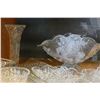 Image 3 : SHELF LOT OF CRYSTAL SERVING PIECES