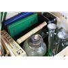 Image 2 : OIL LAMP POTTERY VASES AND VINTAGE BOOKS