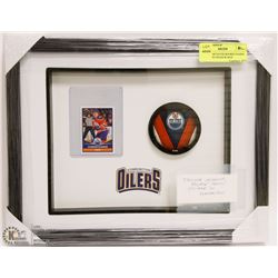 CONNOR MCDAVID ROOKIE PANINI STICKER IN SHADOW BOX