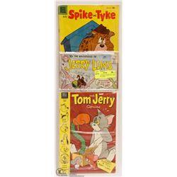 LOT OF 3 10 CENT COMICS INCL TOM AND JERRY, JERRY