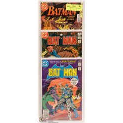 3 BATMAN COLLECTORS COMICS #334,365,432