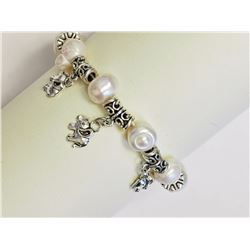 #5-STERLING SILVER FRESHWATER PEARL