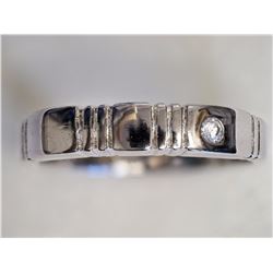 #16-STERLING SILVER CUBIC ZIRCONIA