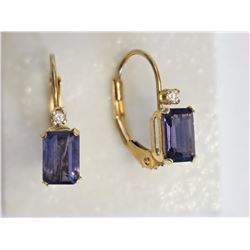 #23-10KT YELLOW GOLD LOLITE (1.00CT) DIAMOND