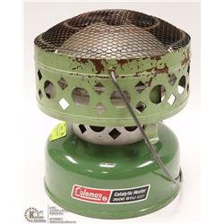 VINTAGE COLEMAN CATALYTIC HEATER - 3500 BTU -