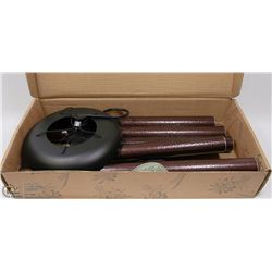 NEW IN BOX METAL 5 TUBE WIND CHIME