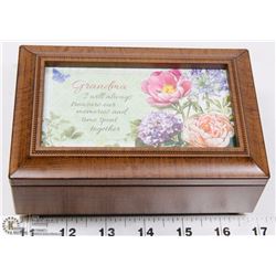 NEW MUSIC BOX WITH GRANDMA QUOTE