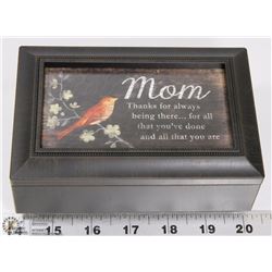 NEW MUSIC BOX WITH MOM QUOTE