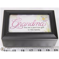 NEW MUSIC BOX WITH GRANDMA QUOTE