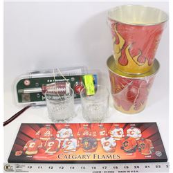 LARGE LOT OF CALGARY ITEMS INCLUDING HAMMER,