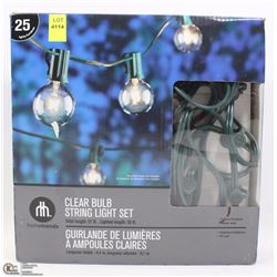 HOMETRENDS CLEAR BULB LIGHT SET (25 LIGHTS)