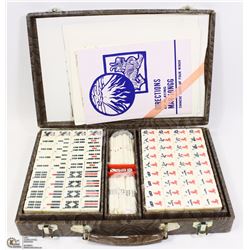 VINTAGE MAH-JONGG CHINESE GAME OF 4 WINDS IN CASE