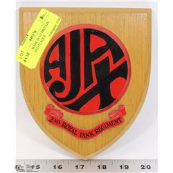 VINTAGE MADE IN GT BRITAIN RARE SHIELD PLAQUE