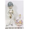 Image 1 : SET OF 2 VINTAGE PORCELAIN CASADES SPAIN FIGURINE WITH