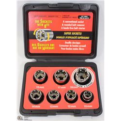 NEW RIP TITE 7 PIECE SUPER SOCKET SET 3/8” DRIVE