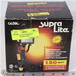 NEW 'SUPRA LITE' PORTABLE HALOGEN FLOOD LIGHT