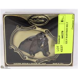 1979 GRIZZLY RAINTREE BELT BUCKLE