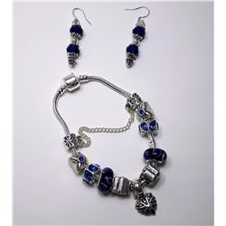 #8 - PANDORA STYLE BRACELET & EARRINGS