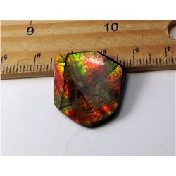 #17 - NATURAL GREEN/RED FIRE AMOLITE GEMSTONE