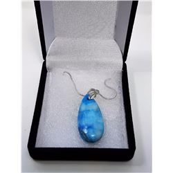 #20 - BLUE CRAZY LACE AGATE PENDANT