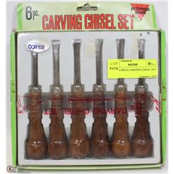 BRICO 6 PIECE CARVING CHISEL SET