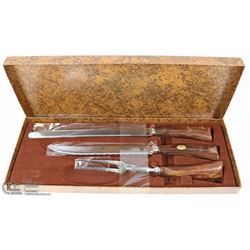 VINTAGE SHEFFIELD STAINLESS CARVING SET