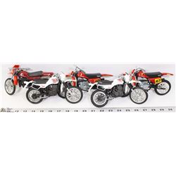 LOT OF 5 DIE CAST MOTORCROSS MOTORCYCLES