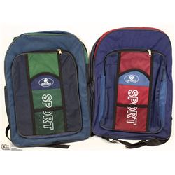 TWO SPORT BACK PACKS