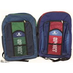 TWO SPORT BACK PACKS