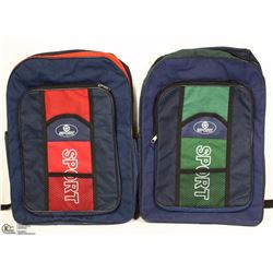 TWO SPORT BACK PACKS