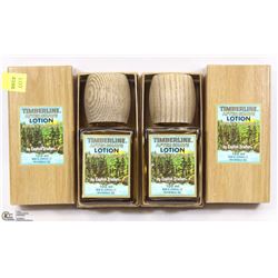 SET OF 2 TIMBERLINE AFTERSHAVE ENGLISH LEATHER AF