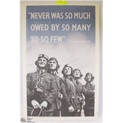WWII BATTLE OF BRITAIN PILOTS PICTURE