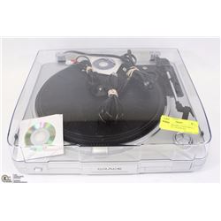 USB RECORDABLE TURNTABLE, 3 SPEED BUILT IN RIPD EQ