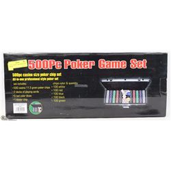 NEW 500 PIECE CASINO SIZE POKER GAME