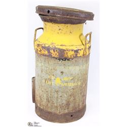 ANTIQUE METAL GIRL GUIDES MILK JUGS