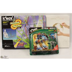 SET OF 2 NEW KNEX'S INFINITE JOURNEY ROLLER COASTER