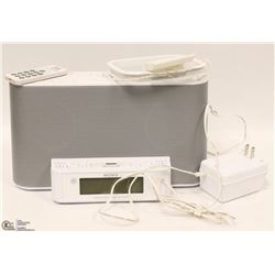 SONY FM/AM CLOCK RADIO MP3 DOCKING STATION WITH