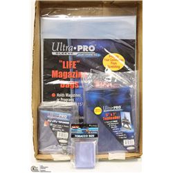FLAT OF ASSORTED ULTRA PRO CARD & MAGAZINE