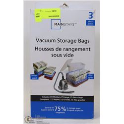 MAINSTAYS 3PC VACUUM STORAGE BAGS