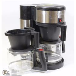 TIM HORTONS COFFEE MAKER WITH 2 POTS AND 2 COFFEE